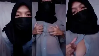 Ukhti Nina Asanti Hijab Colmek Lumer WOT Mantap poster